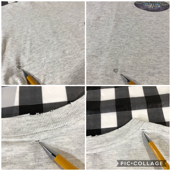 Nike Swim Grey Tag Vintage Distressed T Shirt 2XL - Picture 7 of 8